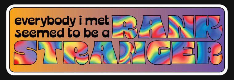 Rank Stranger Vinyl Decal