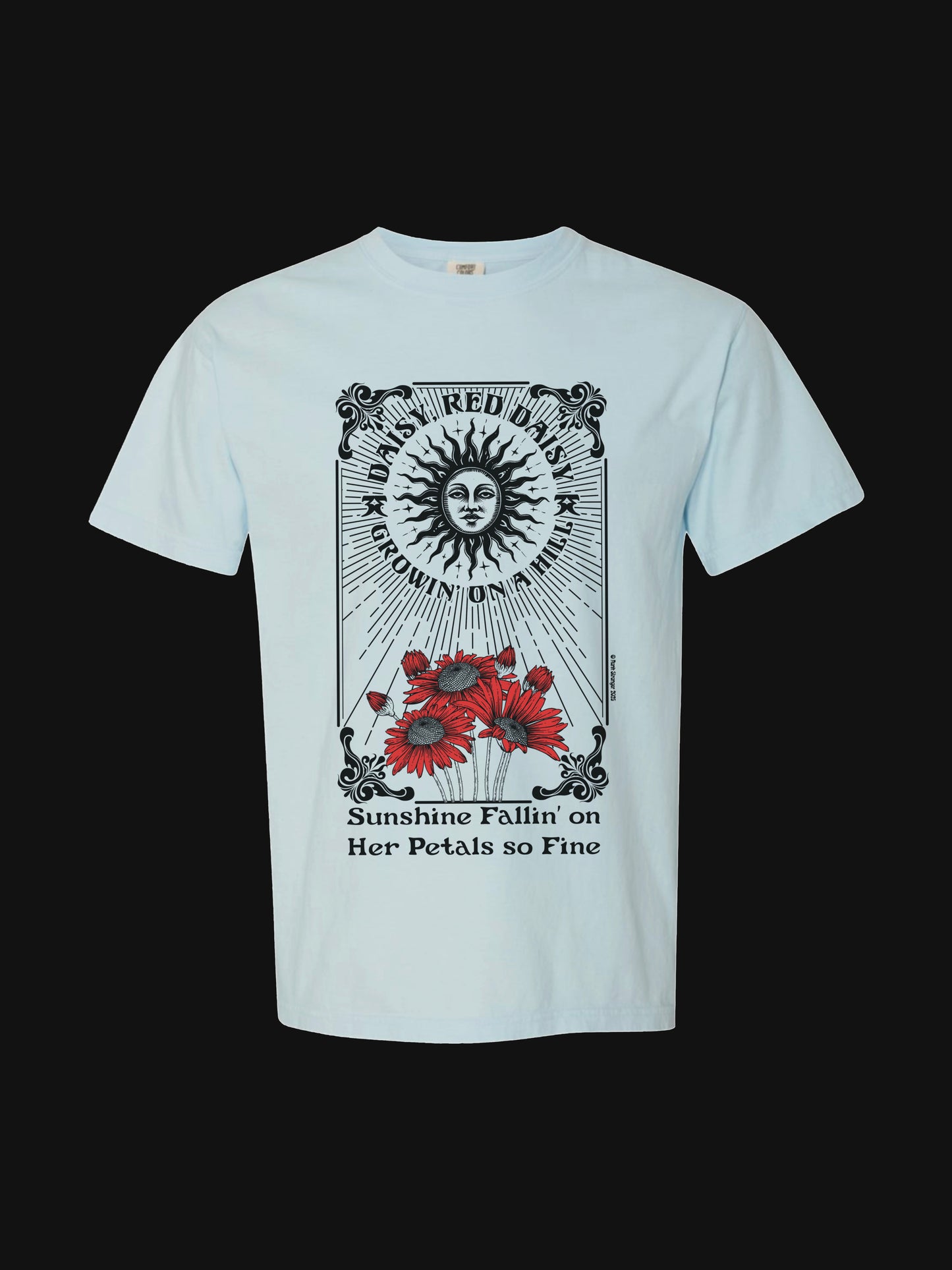 Red Daisy Tee