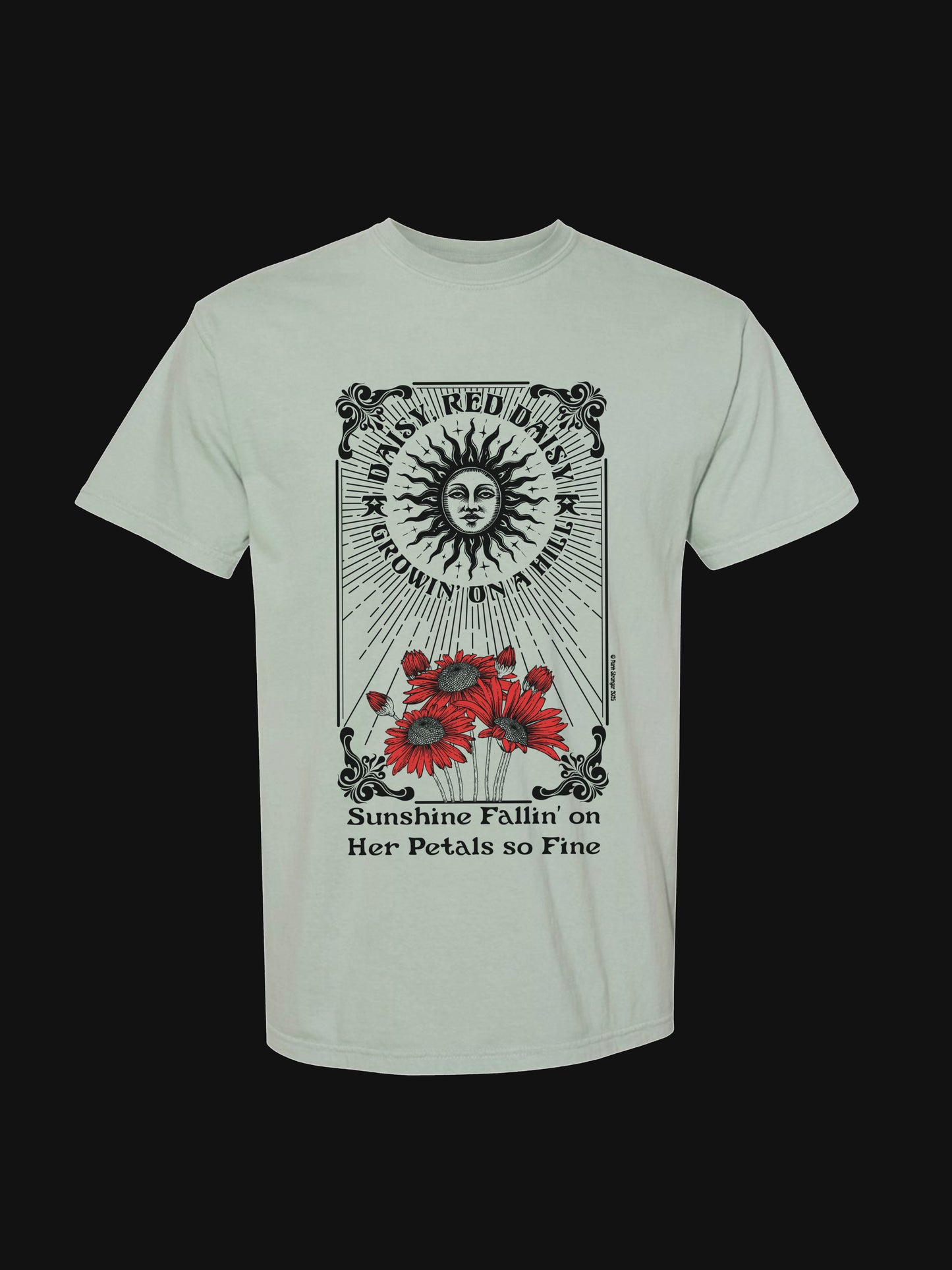 Red Daisy Tee